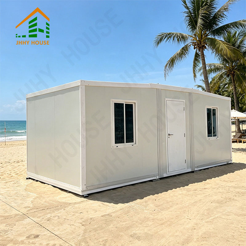 Efficient folding container dwellings